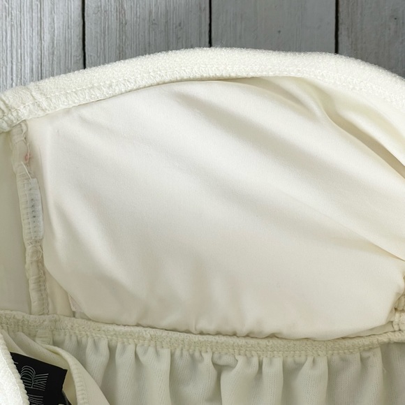 SACHIN & BABI NOIR Floral Appliqué Ruffle Halter Mini Dress - Picture 6 of 6